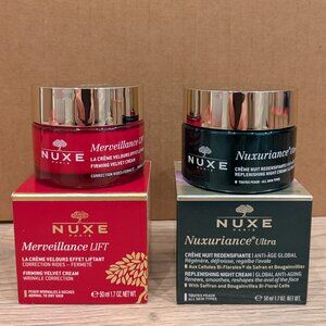 NUXE Merveillance Lift Day Cream + Nuxuriance Ultra Night Cream 50ml Set NEW